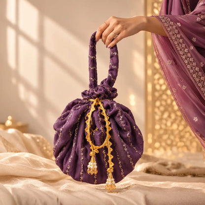 Festive Potli  (Amethyst Moon Potli)